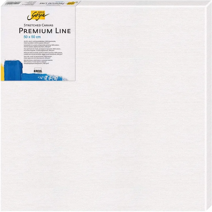 SOLO GOYA Stretched Canvas Premium Line 50 x 50 cm