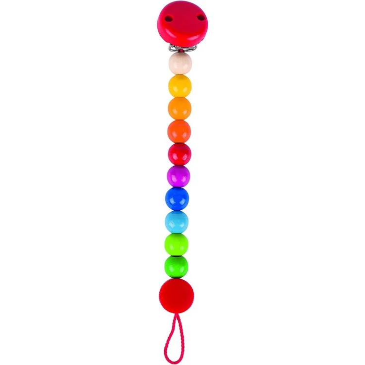 Heimess 734080 Schnullerkette Regenbogen
