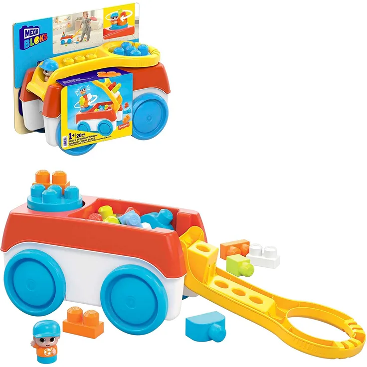 Mega Bloks - Drehwagen für Bausteine