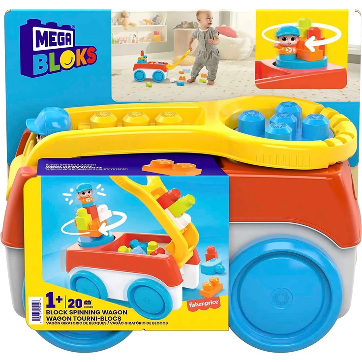 Mega Bloks - Drehwagen für Bausteine – Bild 6