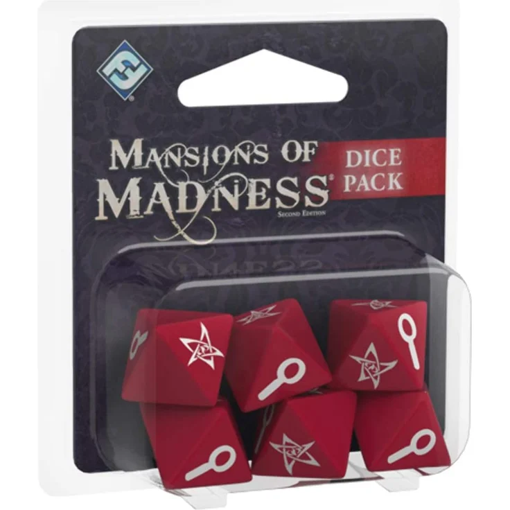 Fantasy Flight Games FFGMAD24 Würfel-Pack: Mansions of Madness 2nd Ed Exp, Mehrfarbig – Bild 2