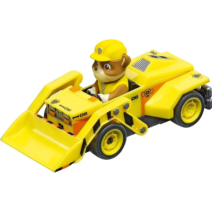 Carrera FIRST PAW PATROL On the Double 2,4m Rennstrecken-Set | 2 ferngesteuerte Fahrzeuge mit Chase und Rubble | mit Handregler & Streckenteilen | Spielzeug für Kinder ab 3 Jahren – Bild 5
