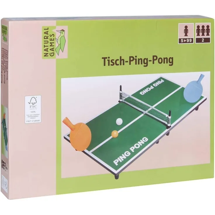 VEDES Großhandel GmbH - Ware Ping Pong-Set 60x30x7cm, bunt
