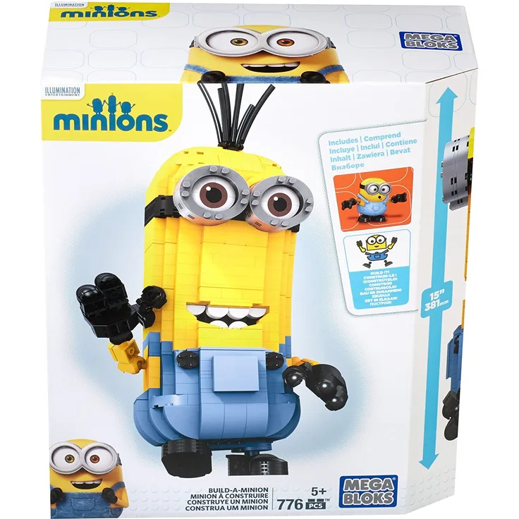 Mattel Mega Bloks CNF59 - Build-A-Minion, Bau- und Konstruktionsspielzeug