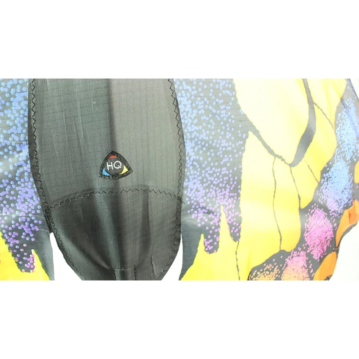 HQ Windspiration 106542 - Butterfly Kite Swallowtail 'L' Kinderdrachen Einleiner, ab 5 Jahren, 80x130cm und 2x600 cm Drachenschwanz, inkl. 17kp Polyesterschnur 40m auf Spule, 2-5 Beaufort – Bild 10