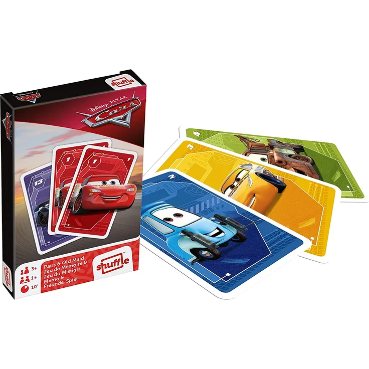 Cartamundi Spielkarten Disney Cars und Old Maid