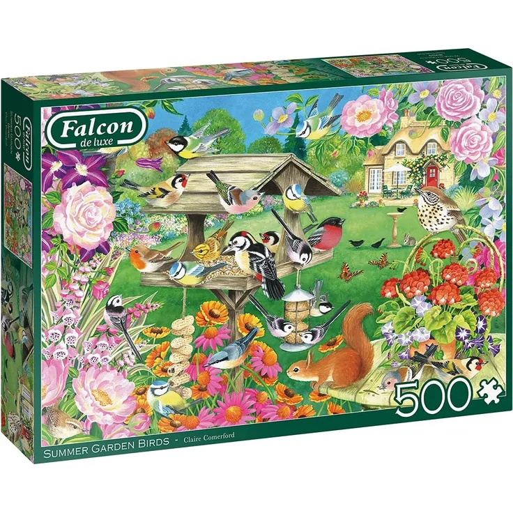 Jumbo Spiele - Summer Garden Birds - 500 Teile