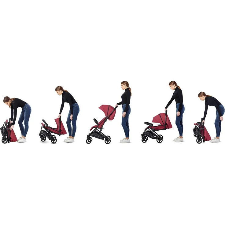 Inglesina Kinderwagen, leicht und kompakt Única grau – Bild 15