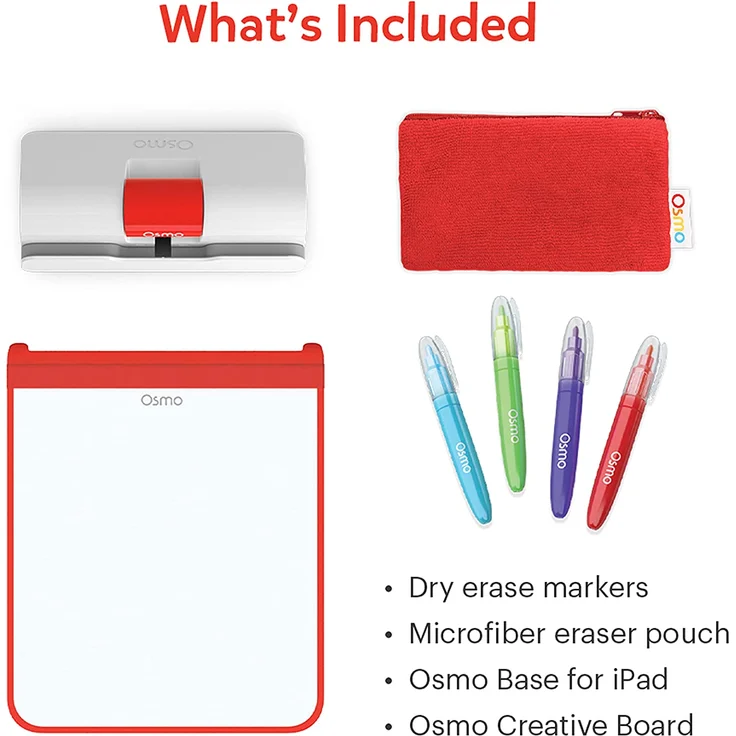 Osmo - Kreatives Starter-Kit für iPad - 3 pädagogische Lernspiele - 5-10 Jahre - Zeichnen, Wortprobleme & frühe Physik - STEM-Spielzeug (Osmo-Basis enthalten) – Bild 5