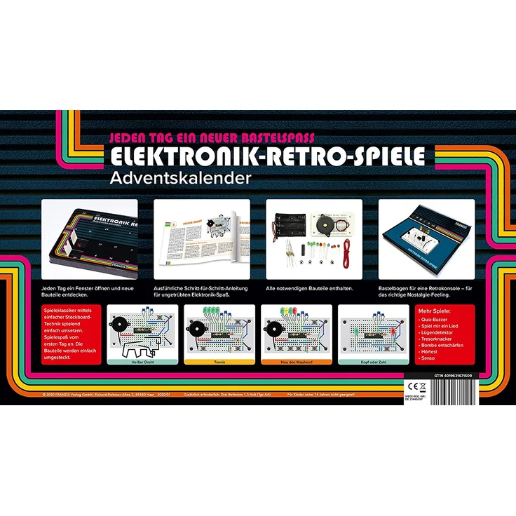 Adventskalender - Elektronik Retro-Spiele – Bild 2
