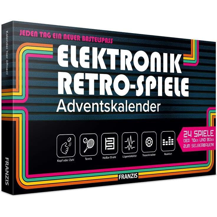 Adventskalender - Elektronik Retro-Spiele – Bild 1
