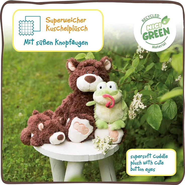 Bär kakaobraun 25cm Schlenker GREEN – Bild 5