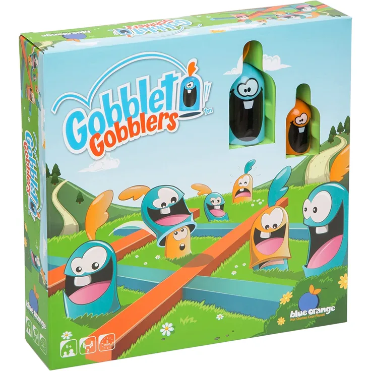 BLOD1002 - Gobblet Gobblers, Strategiespiel, für 2 Spieler, ab 5 Jahren (DE-Ausgabe)