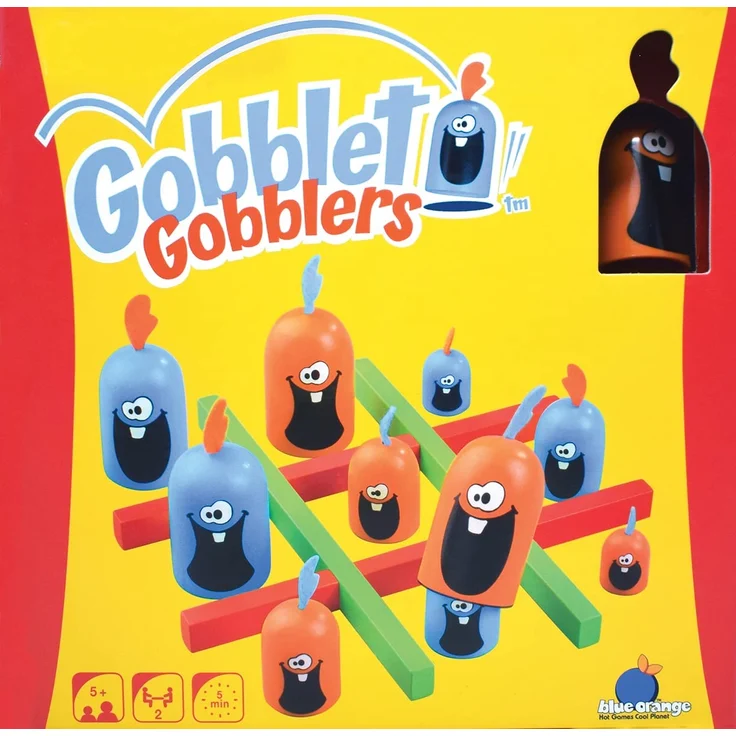 BLOD1002 - Gobblet Gobblers, Strategiespiel, für 2 Spieler, ab 5 Jahren (DE-Ausgabe) – Bild 2