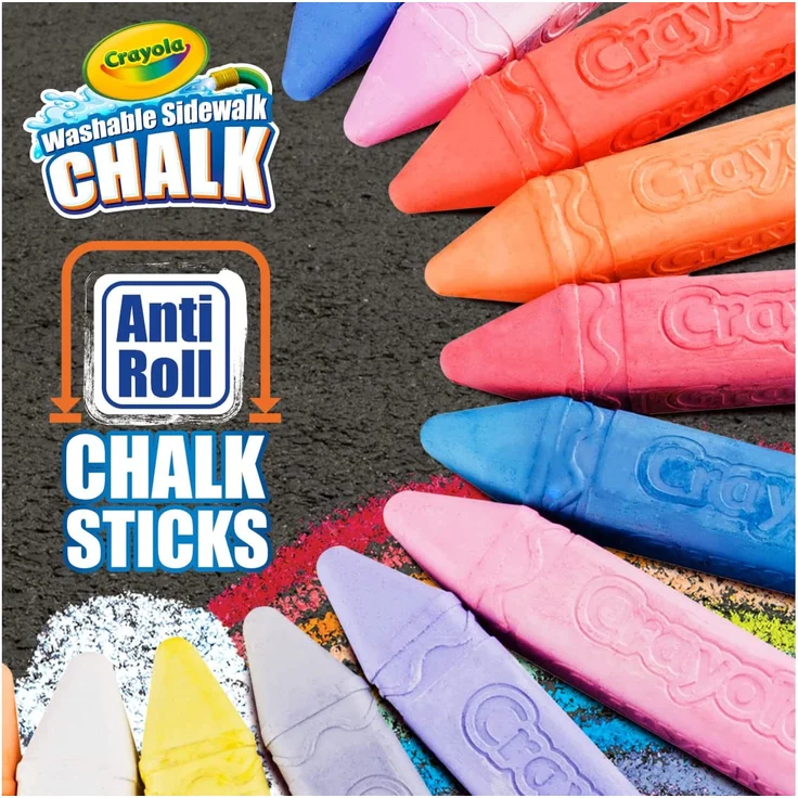 Crayola 51 2048 E 000 Straßenkreide 48 Stück – Bild 5