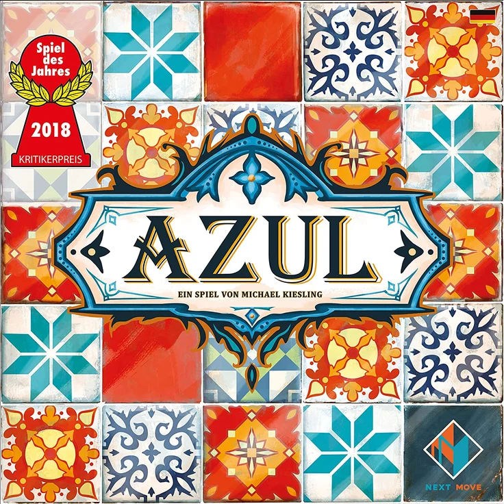 Pegasus Spiele 'Azul (Next Move Games)' Brettspiel, ab 8 Jahren, 2 - 4 Spieler, 30 - 45 min Spielzeit, Spiel des Jahres 2018 – Bild 3