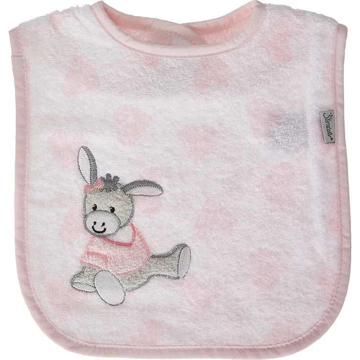 Sterntaler Klettlätzchen Emmi Girl, Größe: 26 x 38 cm, Rosa