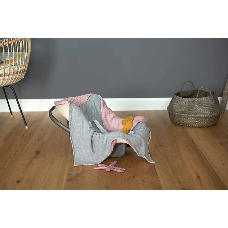 Lässig Einschlagdecke - Dusky Pink - Preisvergleich – Bild 7