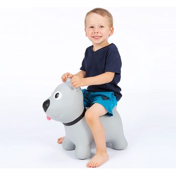 Hoppimals Hüpftier Kuh - Aufblasbarer Baby-Hüpfer Ab 1 Jahr Mit Pumpe
