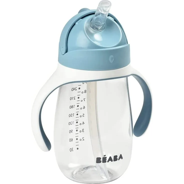 OXO Tot Transitions Großer Strohhalmbecher 250 ml Teal Blau
