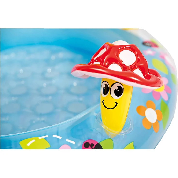 Intex 57114NP - Bad Babypilz Planschbecken, Mehrfarbig, 102 x 89 cm – Bild 4