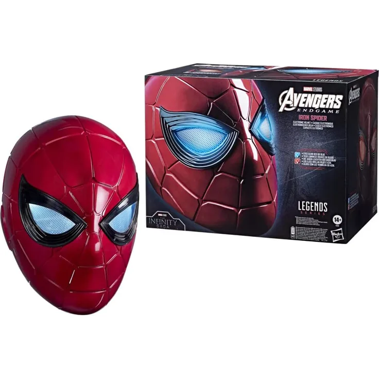 Marvel Legends elektronischer Endgame Iron Spider Helm (Einheitsgröße für Erwachsene)