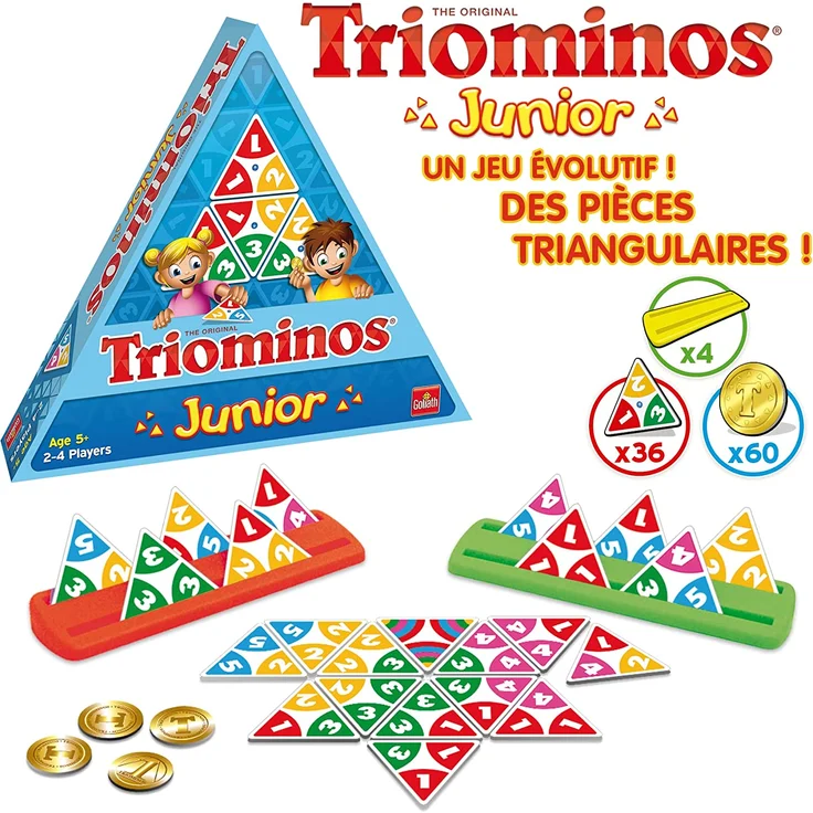 Triominos Junior - 60681 - das spannende Anlegespiel für Kinder – Bild 4