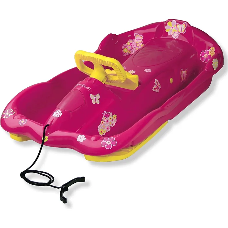 AlpenGaudi Unisex Jugend Space pink Schlitten, One Size