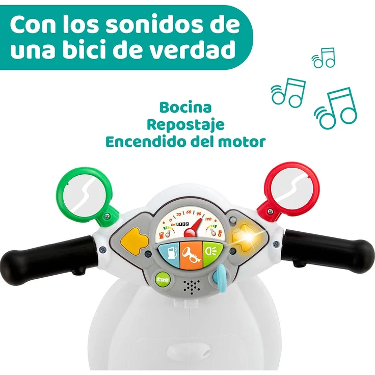 Chicco läufer Vespa Primavera Italien Junior 55 x 45 cm weiss – Bild 6
