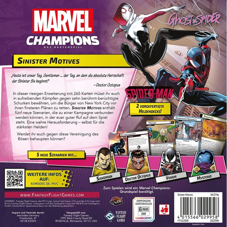 Marvel Champions: Das Kartenspiel – Sinister Motives [4. Erweiterung] - Preisvergleich – Bild 3