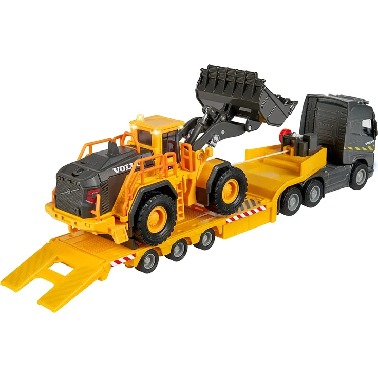 Dickie Toys Volvo Truck + Wheel Loader – Bild 2