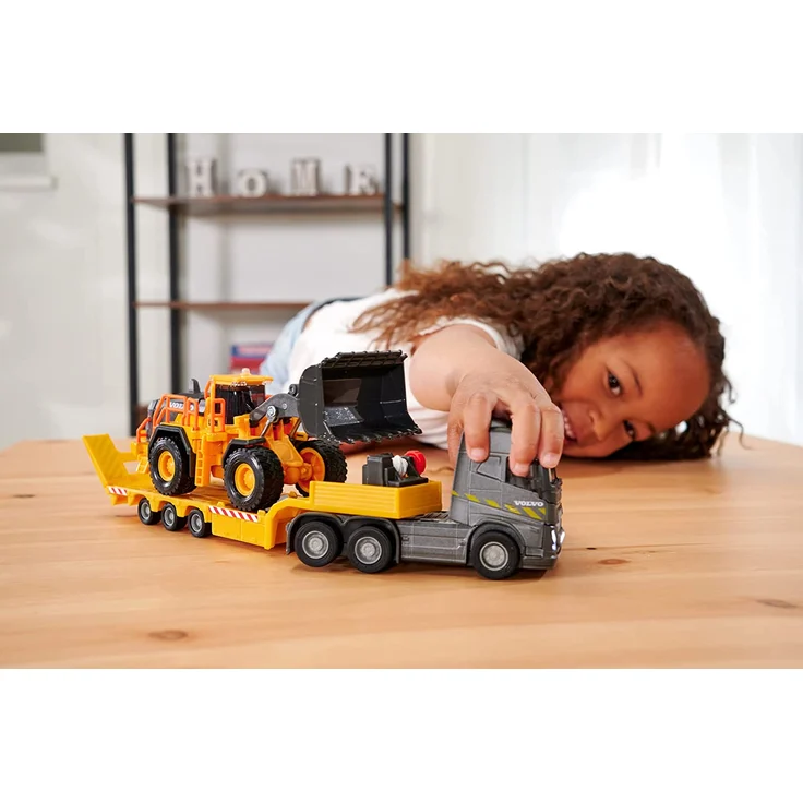 Dickie Toys Volvo Truck + Wheel Loader – Bild 8