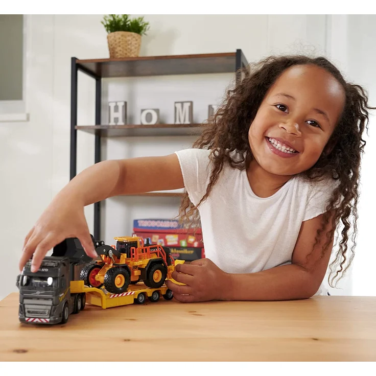Dickie Toys Volvo Truck + Wheel Loader – Bild 6