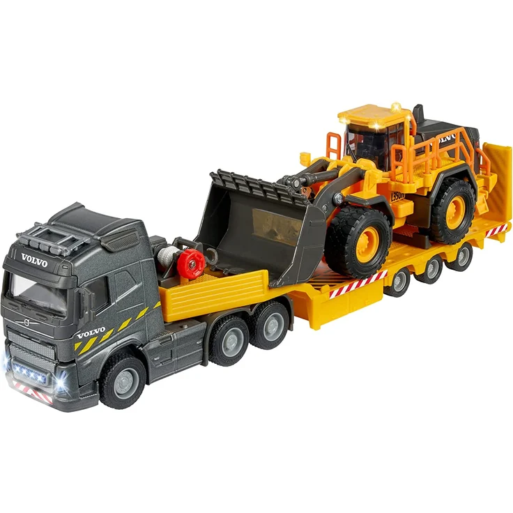 Dickie Toys Volvo Truck + Wheel Loader – Bild 1