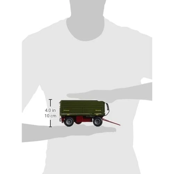 Siku 6781, Zweiseitenkipper Anhänger, 1:32, Ferngesteuert, Für Siku Control Fahrzeuge mit Anhängerkupplung, Metall/Kunststoff, Grün – Bild 9