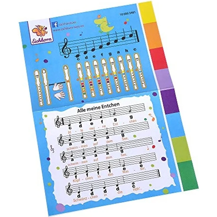 Eichhorn Musik Holzflöte, 32cm – Bild 2