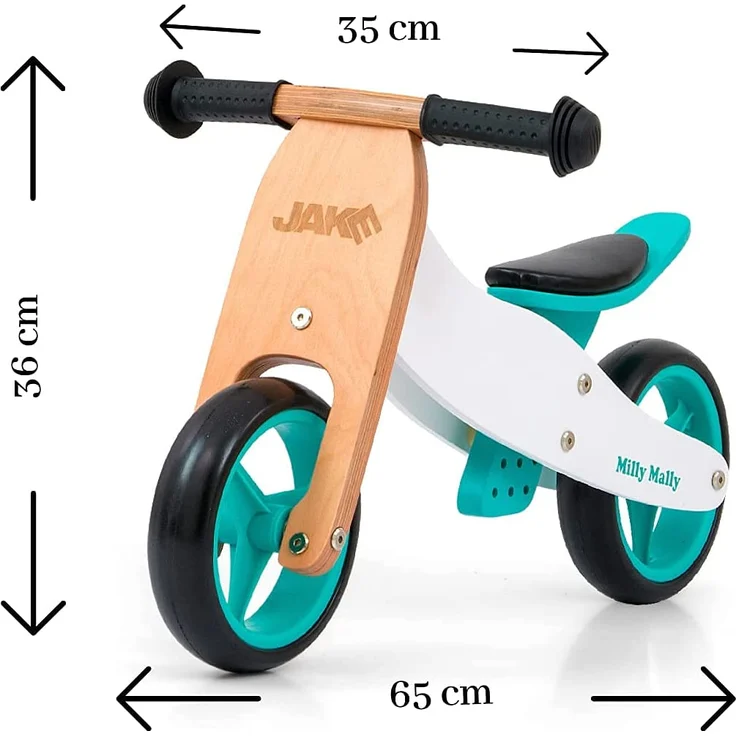 Milly Mally Jake 2in1 Classic Mint Vehicle Bike – Bild 4