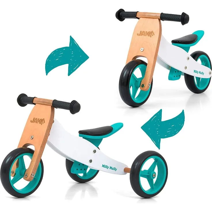 Milly Mally Jake 2in1 Classic Mint Vehicle Bike