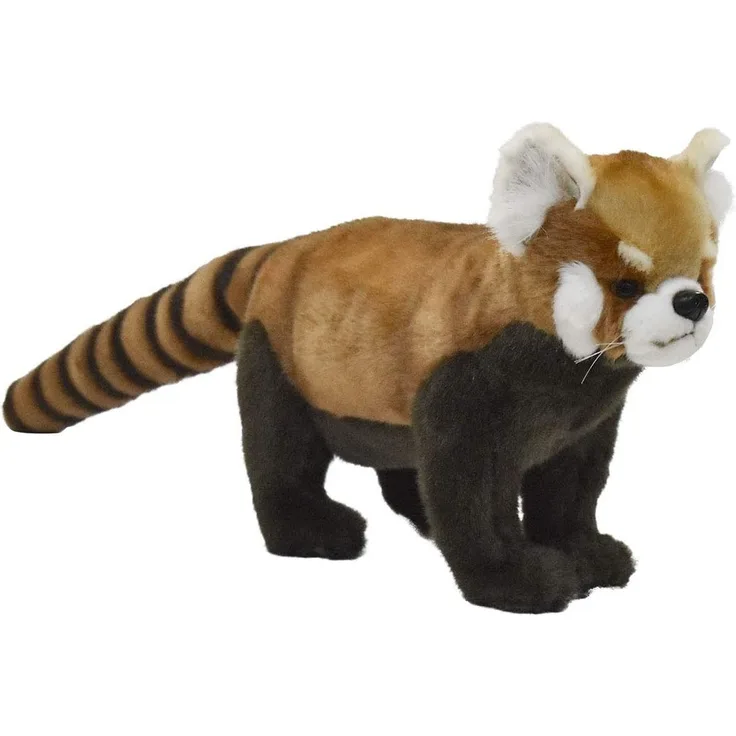 Hansa Plüschtier Panda, Rot, 4 Pfoten, 23 cm, 40 ml