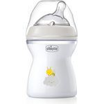 Chicco Natural Feeling Anti-Kolik Babyflasche für 2+ Monate, 250 ml, mit Weichem Silikonsauger und Doppelventil, Natürliches und Instinktives Gefühl beim Saugen, Kunststoffflasche - Preisvergleich