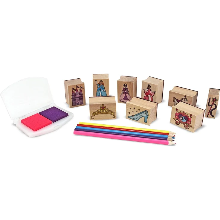 Melissa & Doug Prinzessinnenstempelset | Kunsthandwerk | Stempelsets und -schablonen | 4+ | Geschenk für Jungen oder Mädchen - Preisvergleich – Bild 5