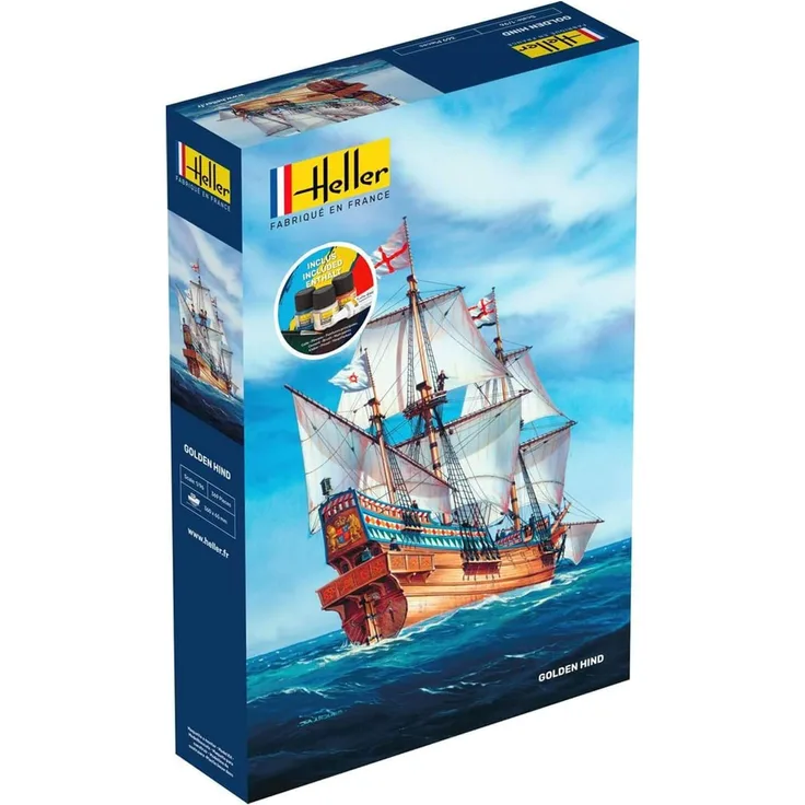 Heller 56829 STARTER KIT Golden Hind