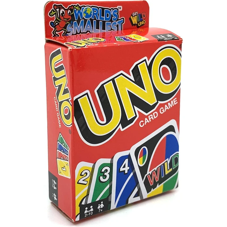 World Smallest Toys reisespiel Uno Papier 110 Stück – Bild 3