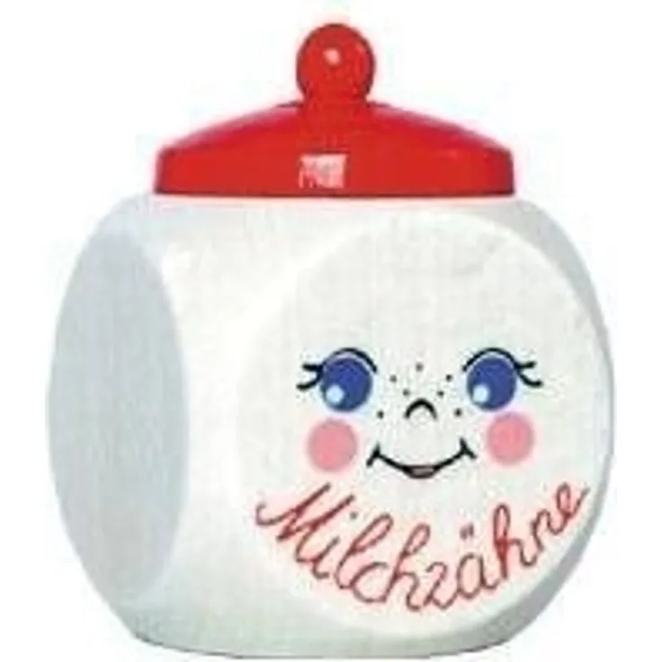 Hess Holzspielzeug 14354 - Dose aus Holz, Milchzähne, ca. 4 x 6 cm