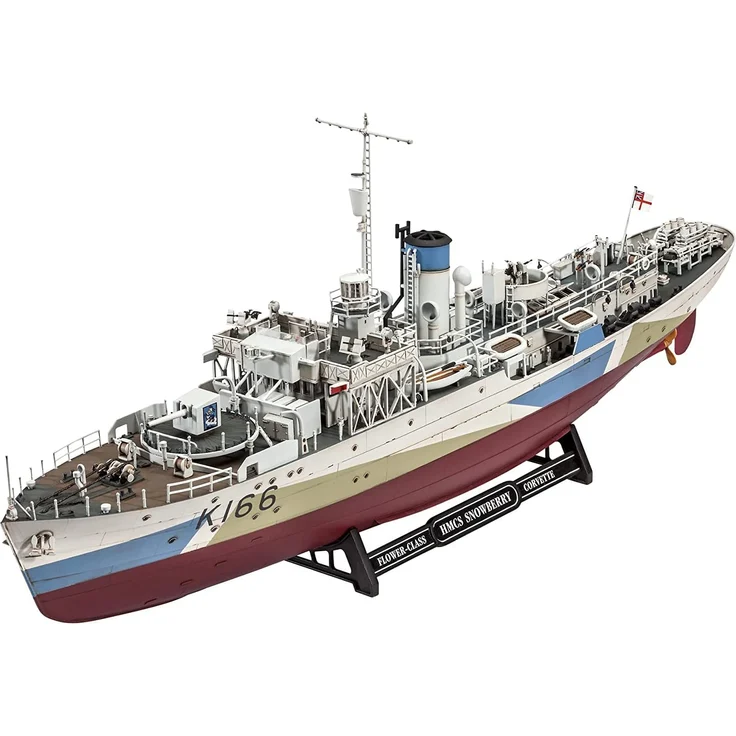 Revell Modellbausatz Schiff 1:144 - Flower Class Corvette HMCS SNOWBERRY im Maßstab 1:144, Level 5, originalgetreue Nachbildung mit vielen Details, 05132 - Preisvergleich – Bild 4