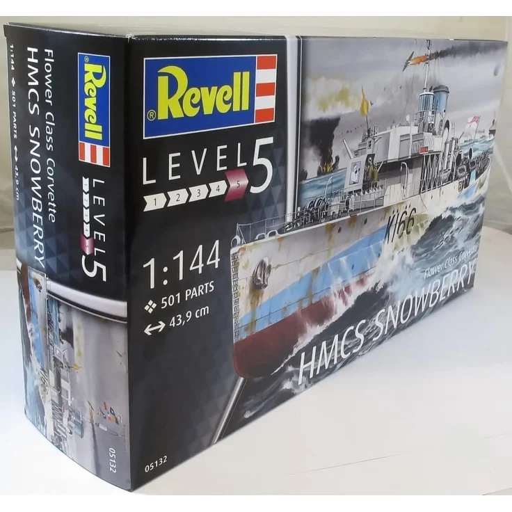Revell Modellbausatz Schiff 1:144 - Flower Class Corvette HMCS SNOWBERRY im Maßstab 1:144, Level 5, originalgetreue Nachbildung mit vielen Details, 05132 - Preisvergleich – Bild 13