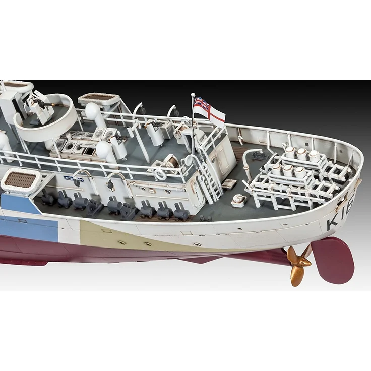 Revell Modellbausatz Schiff 1:144 - Flower Class Corvette HMCS SNOWBERRY im Maßstab 1:144, Level 5, originalgetreue Nachbildung mit vielen Details, 05132 - Preisvergleich – Bild 8