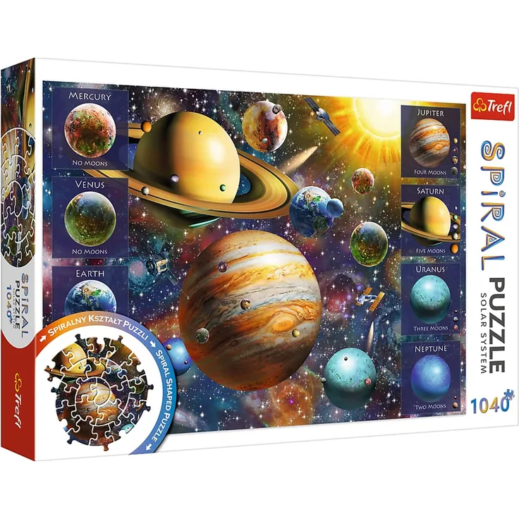 Trefl 40013 Solar-System 1040 Teile Spiral Puzzle