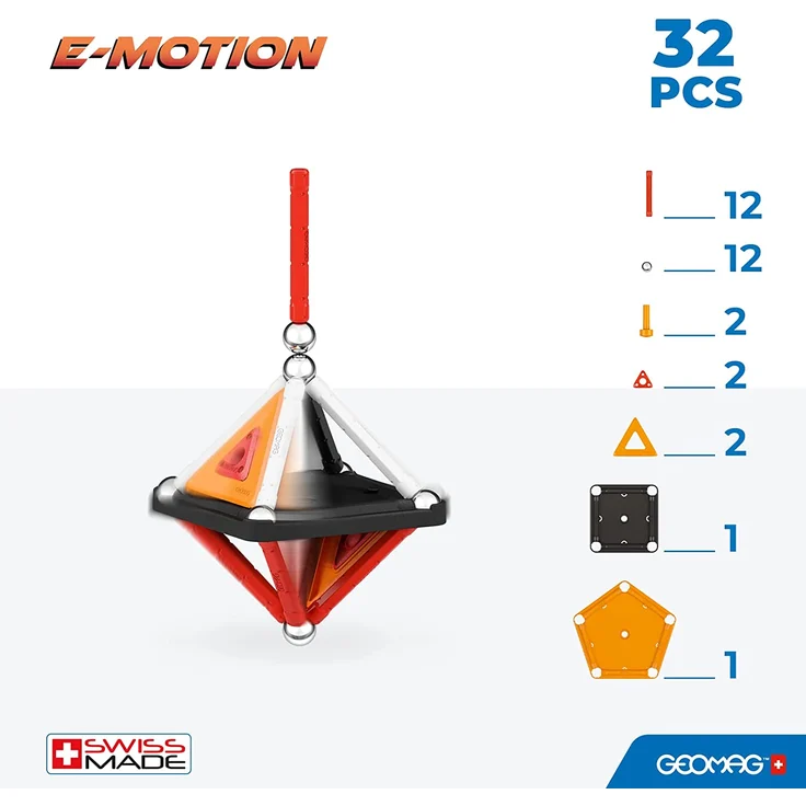 Geomag E-motion Panels Recycled Neodym-Magnet-Spielzeug 5 Jahr(e) Mehrfarbig – Bild 3