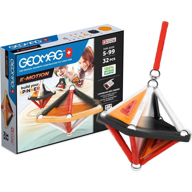 Geomag E-motion Panels Recycled Neodym-Magnet-Spielzeug 5 Jahr(e) Mehrfarbig